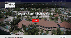 Desktop Screenshot of legacyrealtyassociates.com